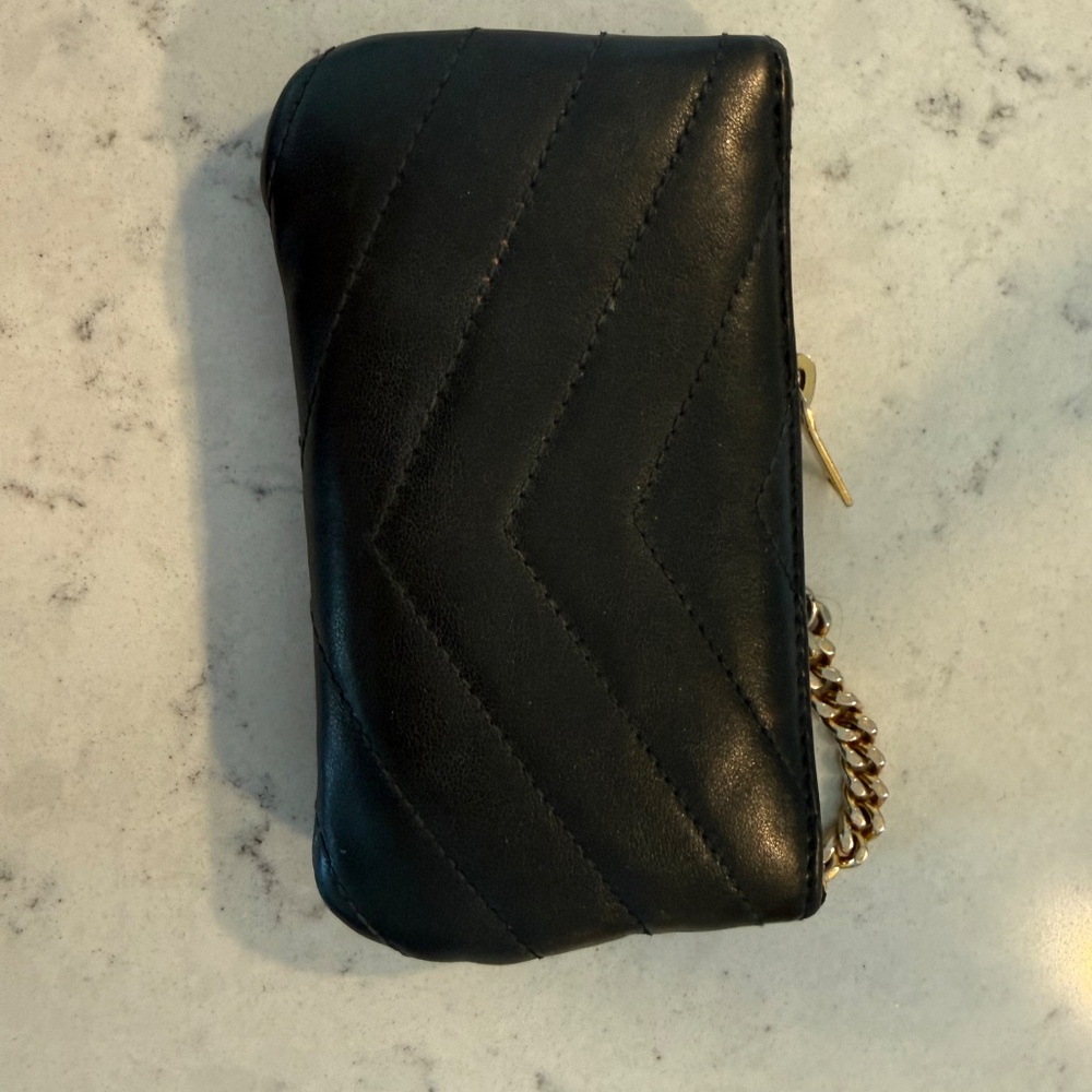 Saint Laurent women’s Monogram Matelasse Leather Zip-Around Wallet - Picture 2 of 3